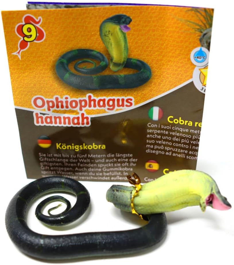 Generisch Blue Ocean Snakes Sammelfiguren 2024 - Planet Wow Farbwechsel Schlange - Figur 9. Königsko