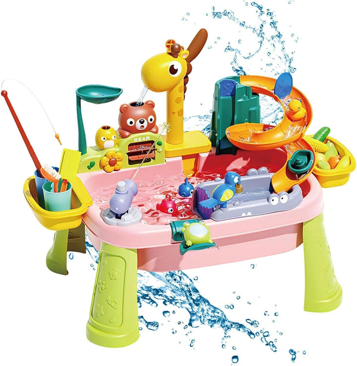 Generisch Rain Showers Wasserspieltisch | Grosser Wassertisch Zubehörset Garten Wasser Spieltisch Wa