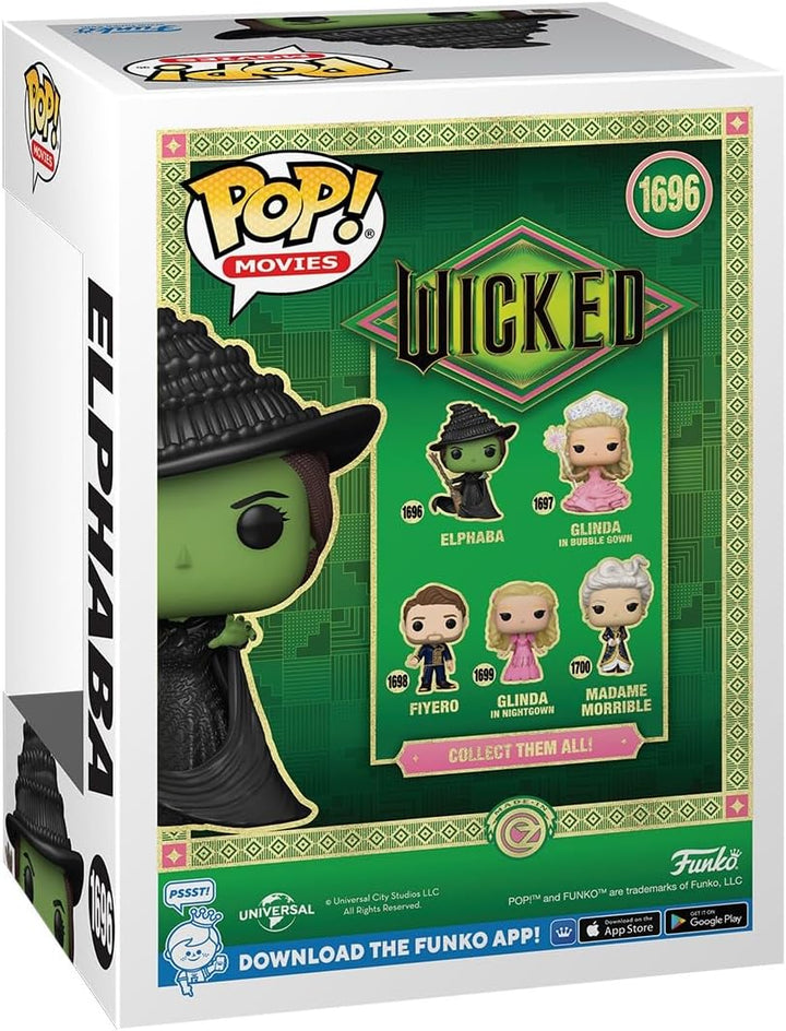 Funko Pop! Movies: Wicked - Elphaba - Vinyl-Sammelfigur - Geschenkidee - Offizielle Handelswaren - S