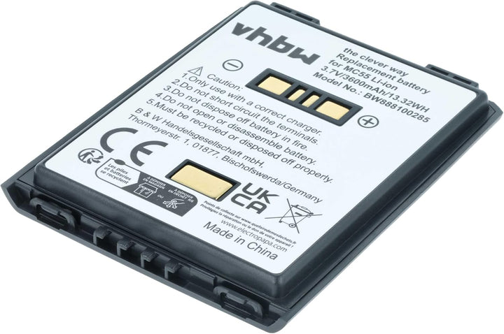 vhbw Akku kompatibel mit Symbol MC659B, MC67 Mobilcomputer PDA Scanner (3600 mAh, 3,7 V, Li-Ion)