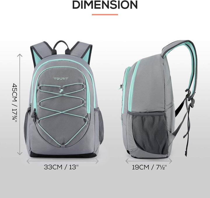 TOURIT 25L kühlrucksack, Wasserdichter kühl Rucksack Kühltasche Ultraleichter Rucksack für Männer un