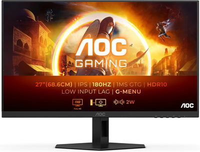 AOC Gaming 27G4XE - 27 Zoll FHD Monitor, 180 Hz, 1 ms, FreeSync Prem., G-Sync comp., HDR10 (1920x108