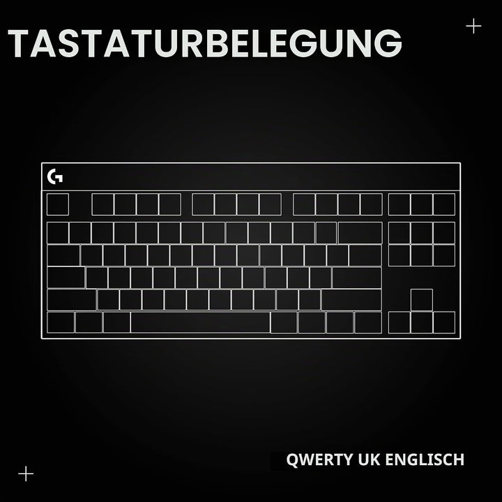 Logitech G PRO X TKL Lightspeed kabellose Gaming-Tastatur - Magenta - UK - Tactile