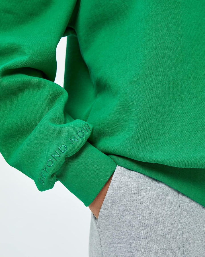 Beyond Now Damen Beyond Now Blaire Gots Sweatshirt | Sweatshirt Damen in Grün | Herbst Pullover für
