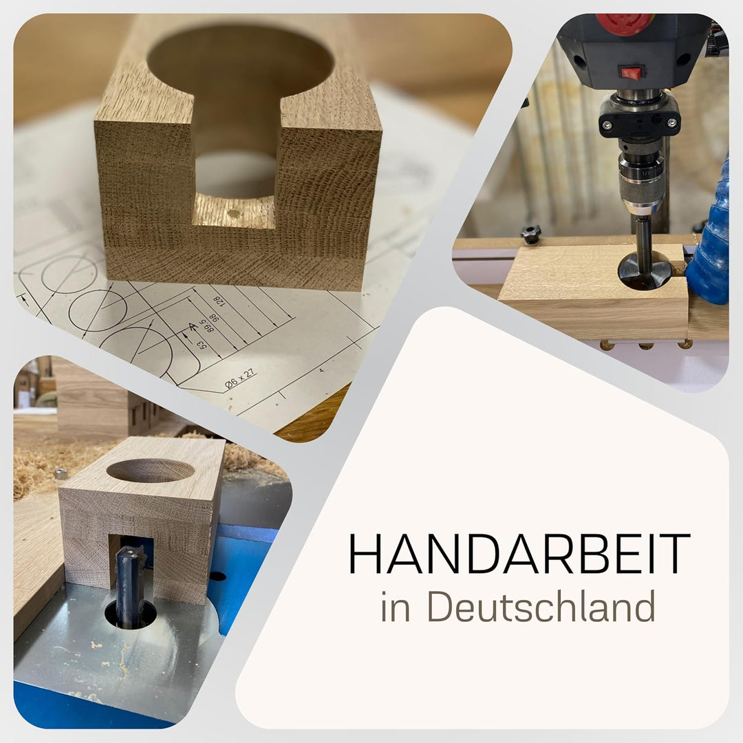 Clara Coffee Tamperstation 58mm | Tamper Station aus Schönem Eichen Holz Für Siebträger: Durch Gutes