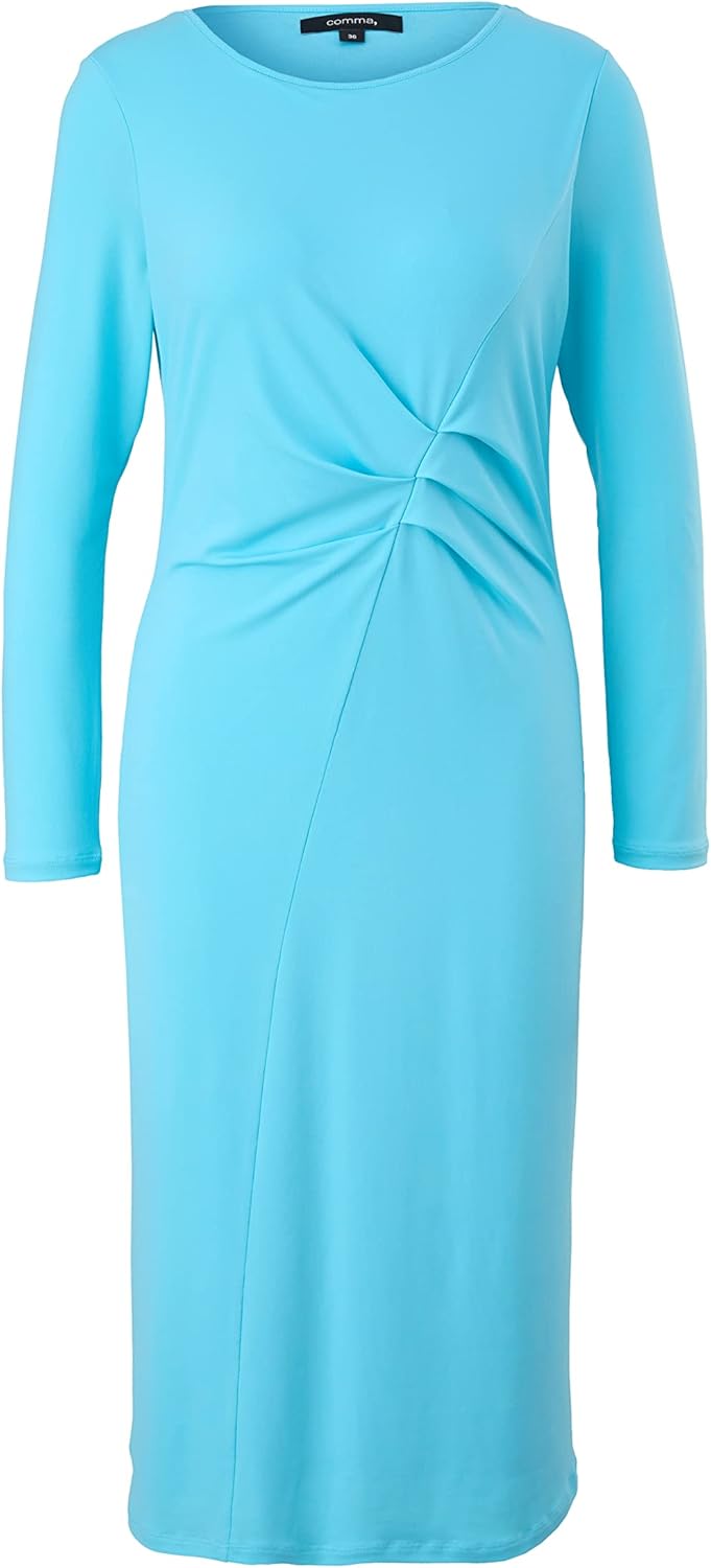 comma Damen Kleid 34 Blau 6242, 34 Blau 6242