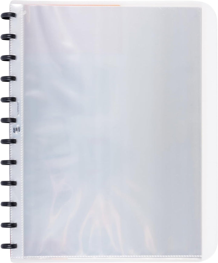 Oxford Ring-Mappe A4, manageMe, Sichtbuch mit 25 Hüllen, farblos, 5er Pack farblos 5er Pack Single,