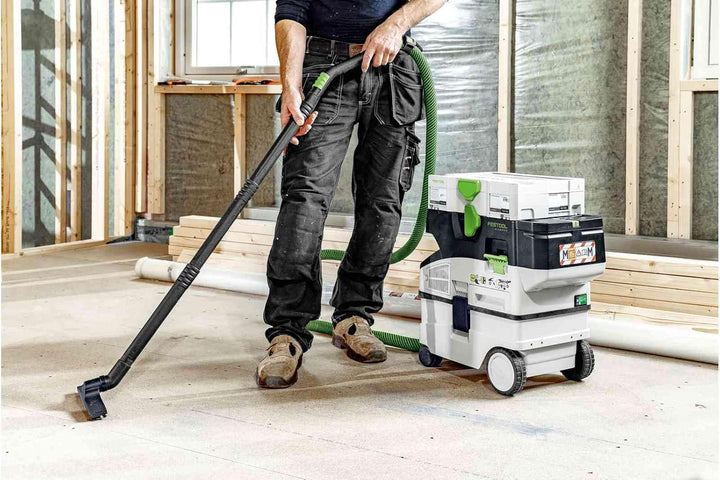 Festool Akku-Absaugmobil CTLC MIDI I-Plus CLEANTEC (mit Hauptfilter, SELFCLEAN Filtersack, Saugschla