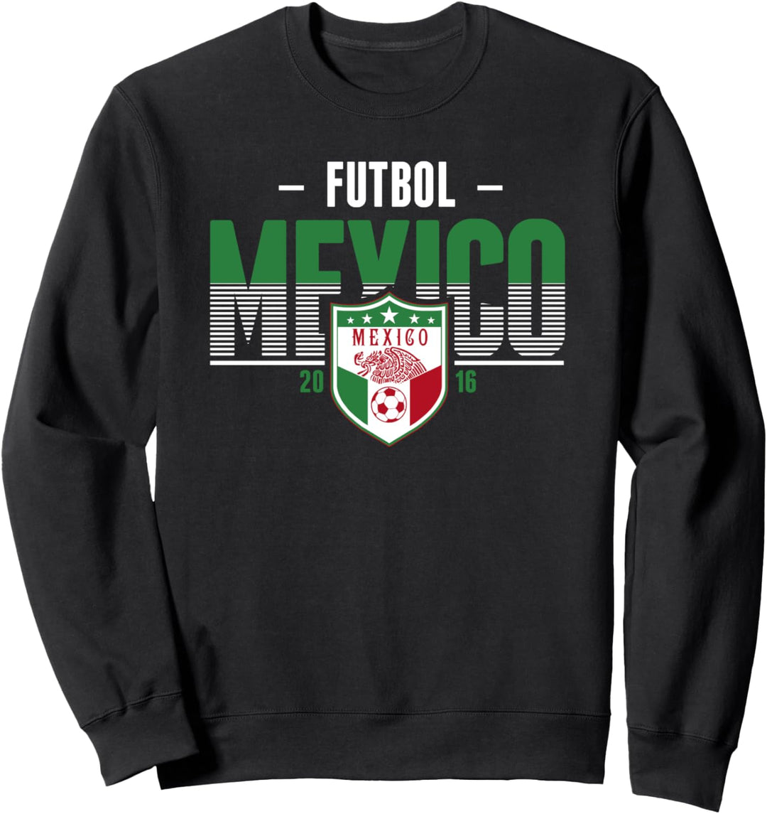 Mexico Striped Text 2016 Football Sweatshirt