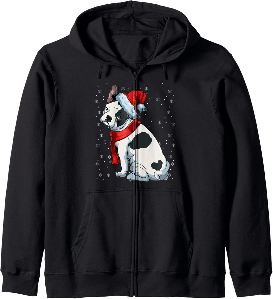 Französische Bulldogge Frenchie Bully Weihnachten Hunde Kapuzenjacke