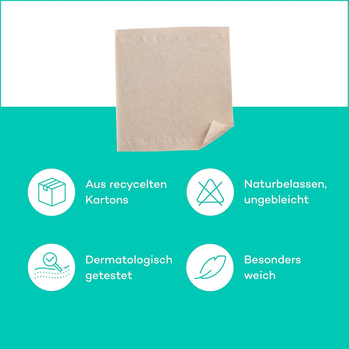 machm!t PURE Kosmetiktücher + Box 4-lagig – extrem weich &amp; besonders nachhaltig dank 100% Recyclingp