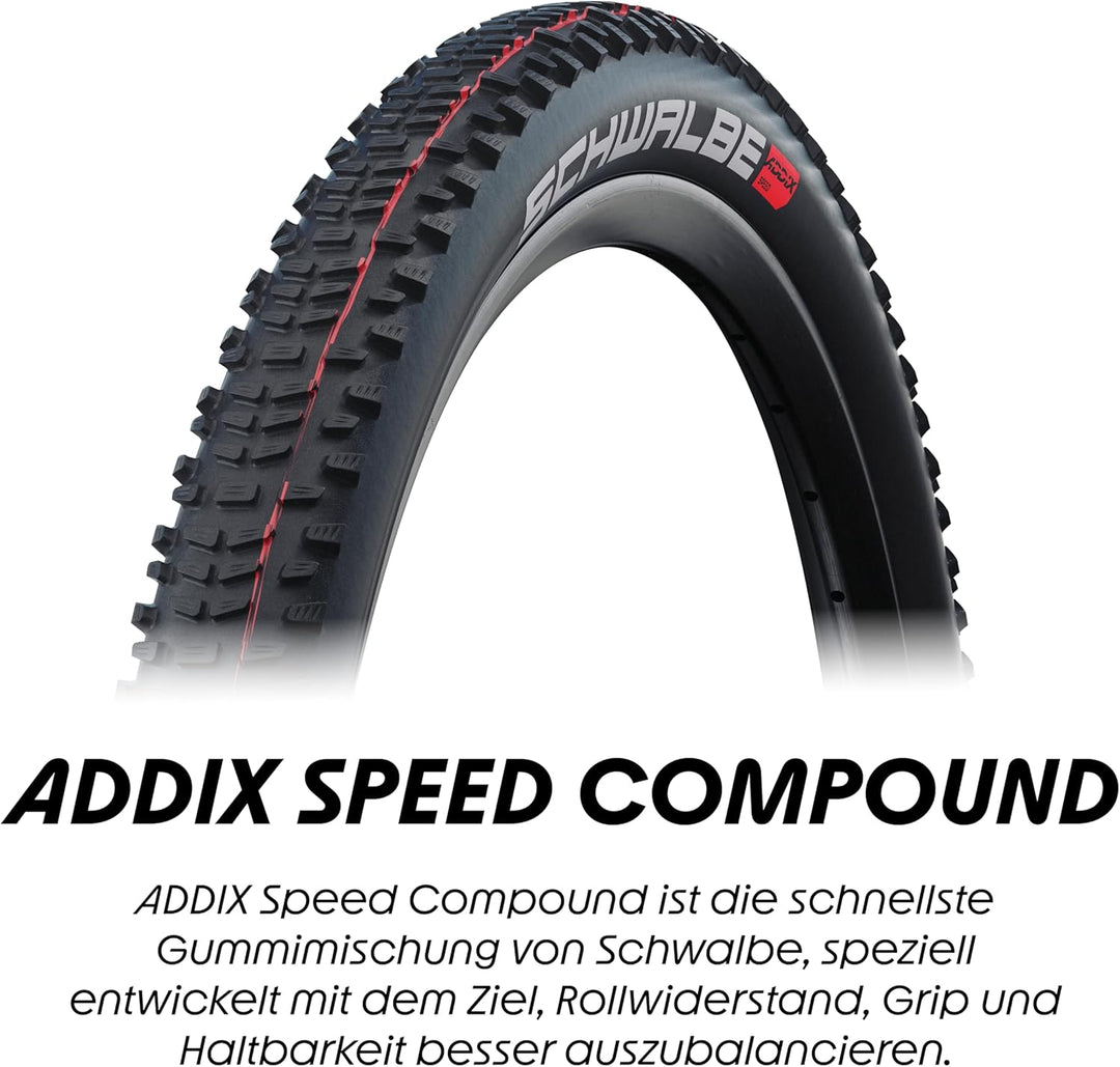 Schwalbe Racing Ralph Evo Faltreifen // 60-622 (29x2,35') Super Race Transp. Skin schwarz/transparen