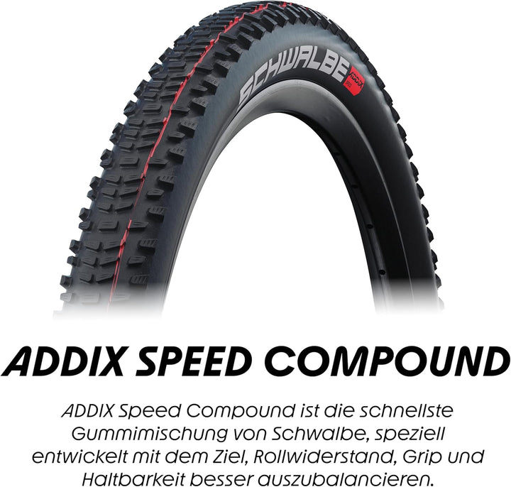 Schwalbe Racing Ralph Evo Faltreifen // 60-622 (29x2,35') Super Race Transp. Skin schwarz/transparen