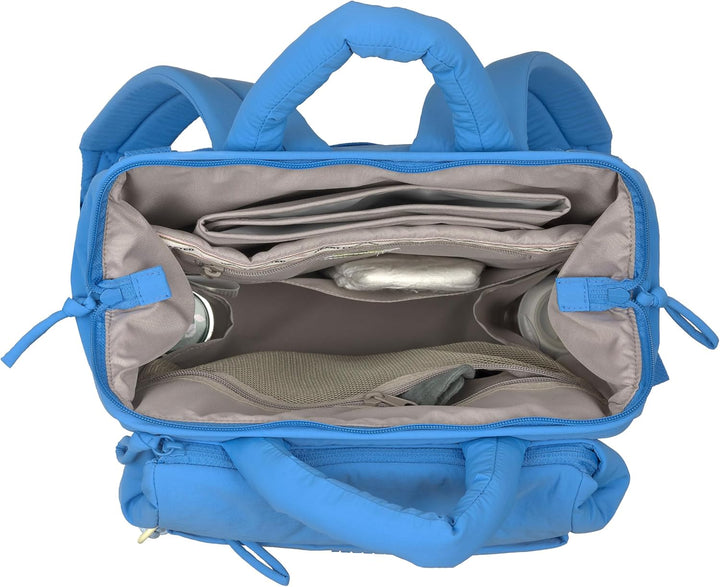 LÄSSIG Rucksack Laptoprucksack mit Laptopfach Minoa Backpack Blue blau