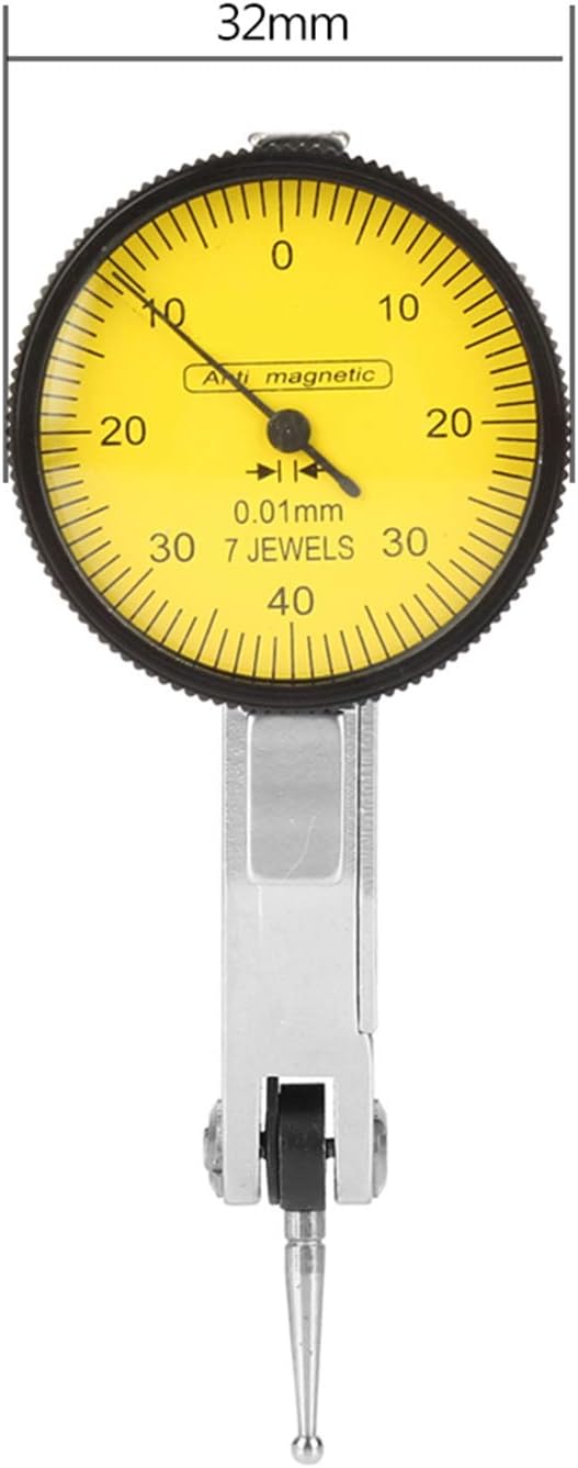 Messuhr mit Magnethalter, Centesimal Komparator mit Artikulierter Magnetischer Basis Mikrometer Fühl