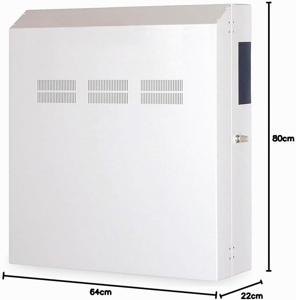 DIGITUS Netzwerkschrank - 19 Zoll Rack Vertikal - 4HE - Traglast 100kg - Nutztiefe 61cm - Aufputz Wa