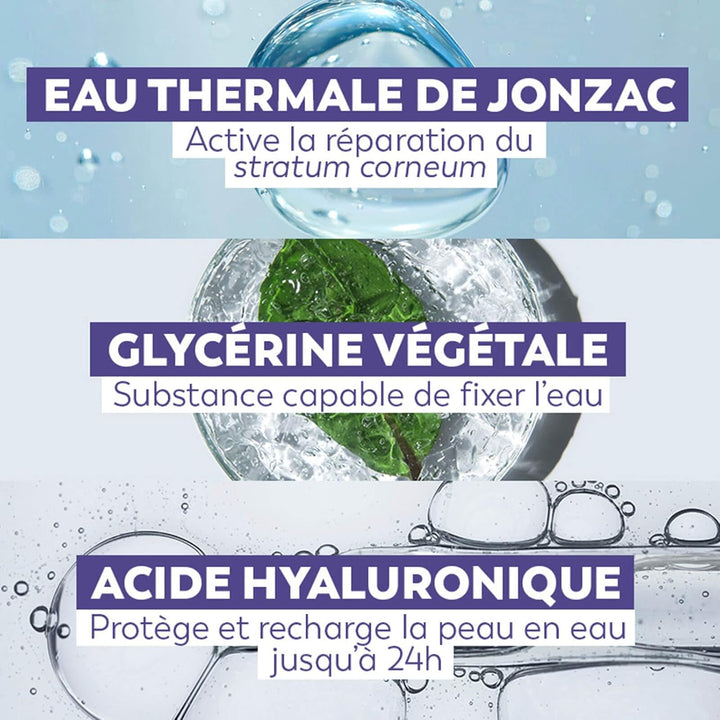 Eau Thermale Jonzac Organic Cosmetic Rehydrate H20 Booster Night Gel Balm, 40 ml