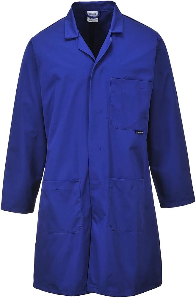 Portwest Standard-Kittel. Farbe: Weiss. Grösse: S. C852WHRS. S Weiss, S Weiss
