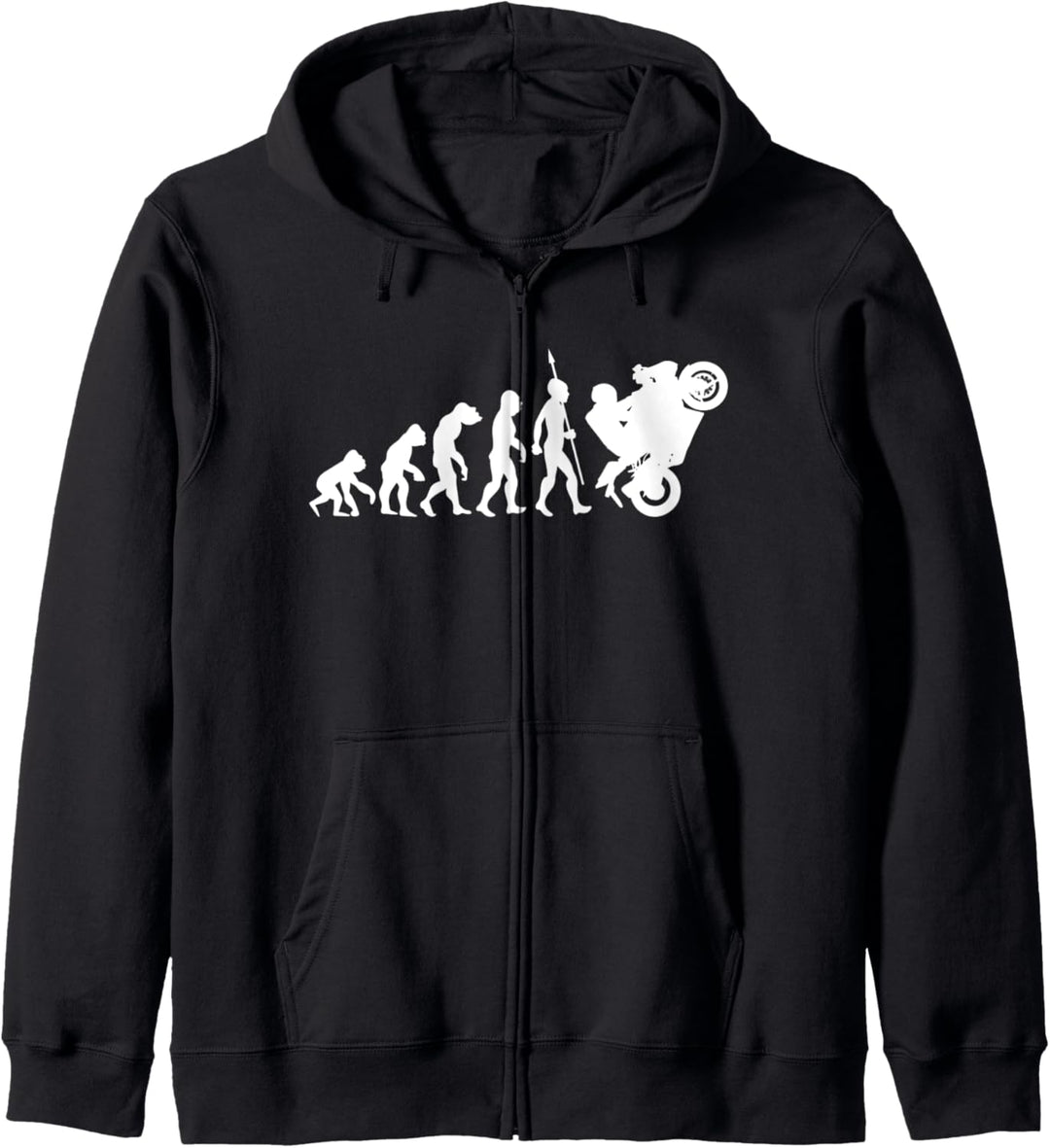 Motorbike Evolution Fun Sport Motorrad Motorsport Bike Biker Kapuzenjacke