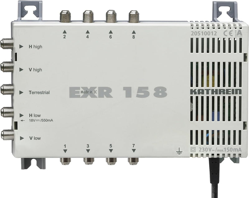 Kathrein EXR 158 Satelliten-ZF-Verteilsystem Multischalter (1 Satellit, 8 Teilnehmeranschlüsse, Klas