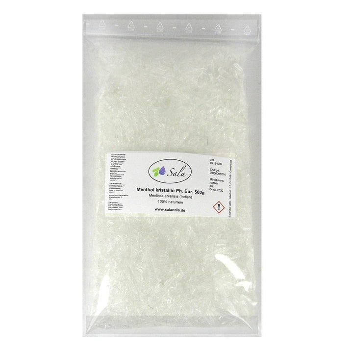 Sala Menthol kristallin Mentholkristalle Ph. Eur. (500 g Beutel)
