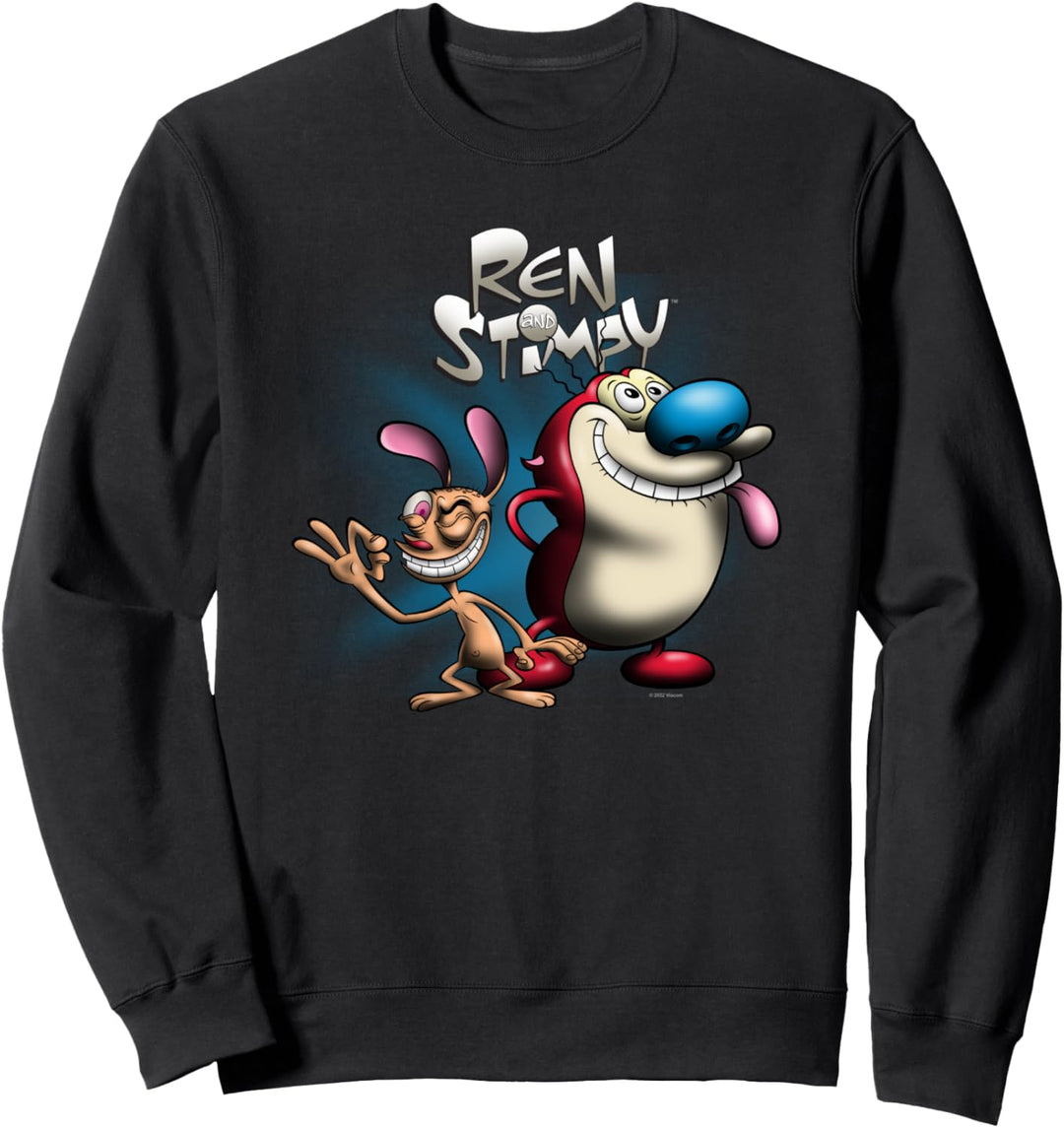 Ren and Stimpy Logo With A Wink Sweatshirt