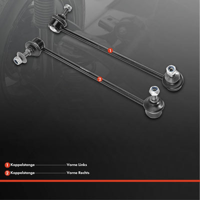 Frankberg 2x Koppelstange Vorne Links Rechts Kompatibel mit 5er E60 520 523 525 530 535 540 545 550