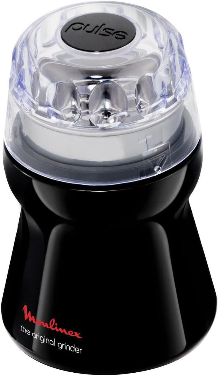 Moulinex ar110830 Universalmühle, für Kaffee/Gewürze/Nüsse, Schwarz, für alle Arten von