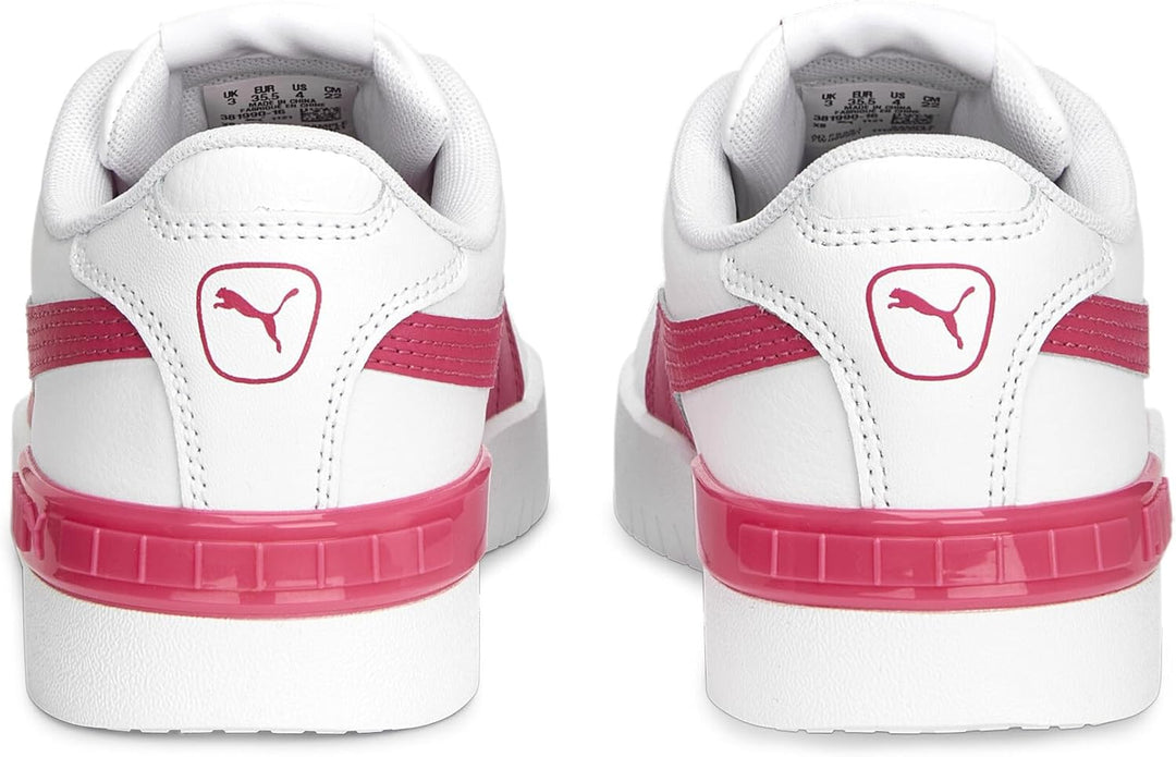 PUMA Mädchen Jada Jr Road Running Shoe 37.5 EU Puma White Glowing Pink, 37.5 EU Puma White Glowing P
