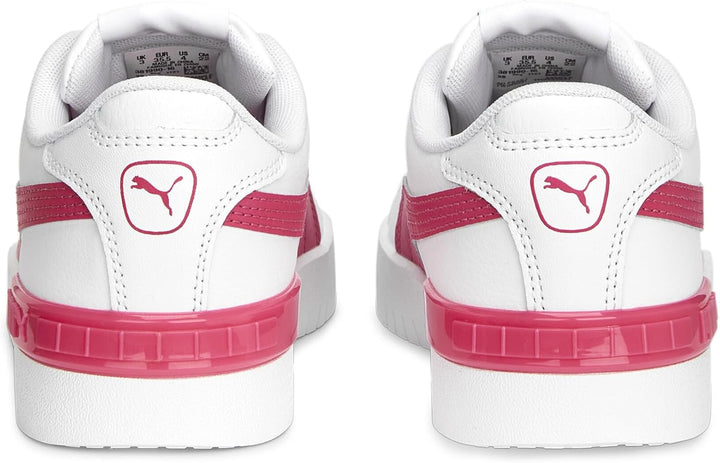 PUMA Mädchen Jada Jr Road Running Shoe 37.5 EU Puma White Glowing Pink, 37.5 EU Puma White Glowing P