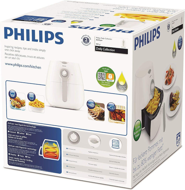 Philips Airfryer HD9216/80 Fritteuse, Kunststoff (PP), Beige, Weiss 266 x 292 x 276 mm Bianco, 266 x