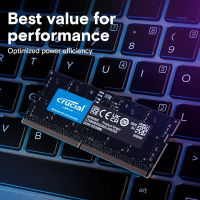 Crucial RAM 16GB DDR5 4800MHz CL40 Laptop-Speicher CT16G48C40S5 16GB 4800MHz