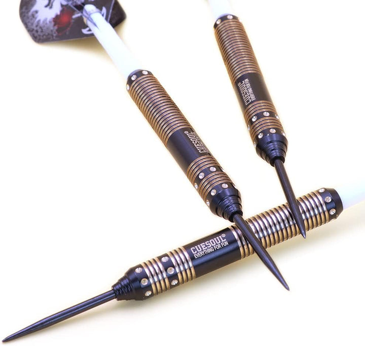CUESOUL Dragon Deluxe Messing Steel Dartpfeile, 21 Gramm J2108 23 Gramm, J2108 23 Gramm