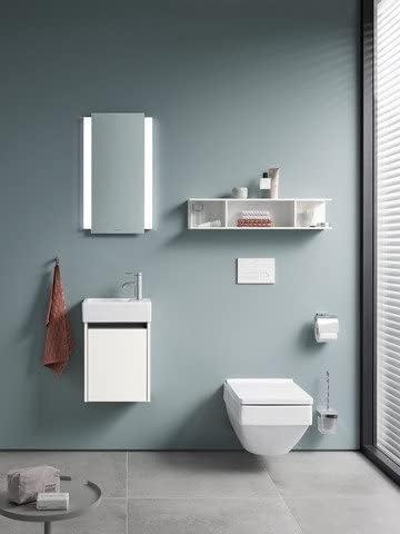 Duravit WC-Sitz Vero Air, Toilettendeckel mit Absenkautomatik, Klodeckel aus Urea-Duroplast, mit Ede