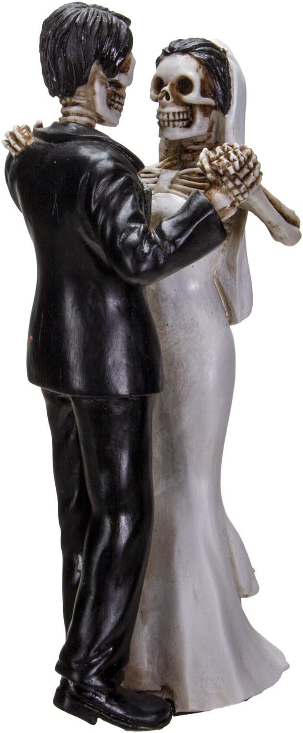 Pacific Giftware Skelett Figur - Brautpaar Love Never Dies - First Dance | Hochzeitspaar Gothic Deko