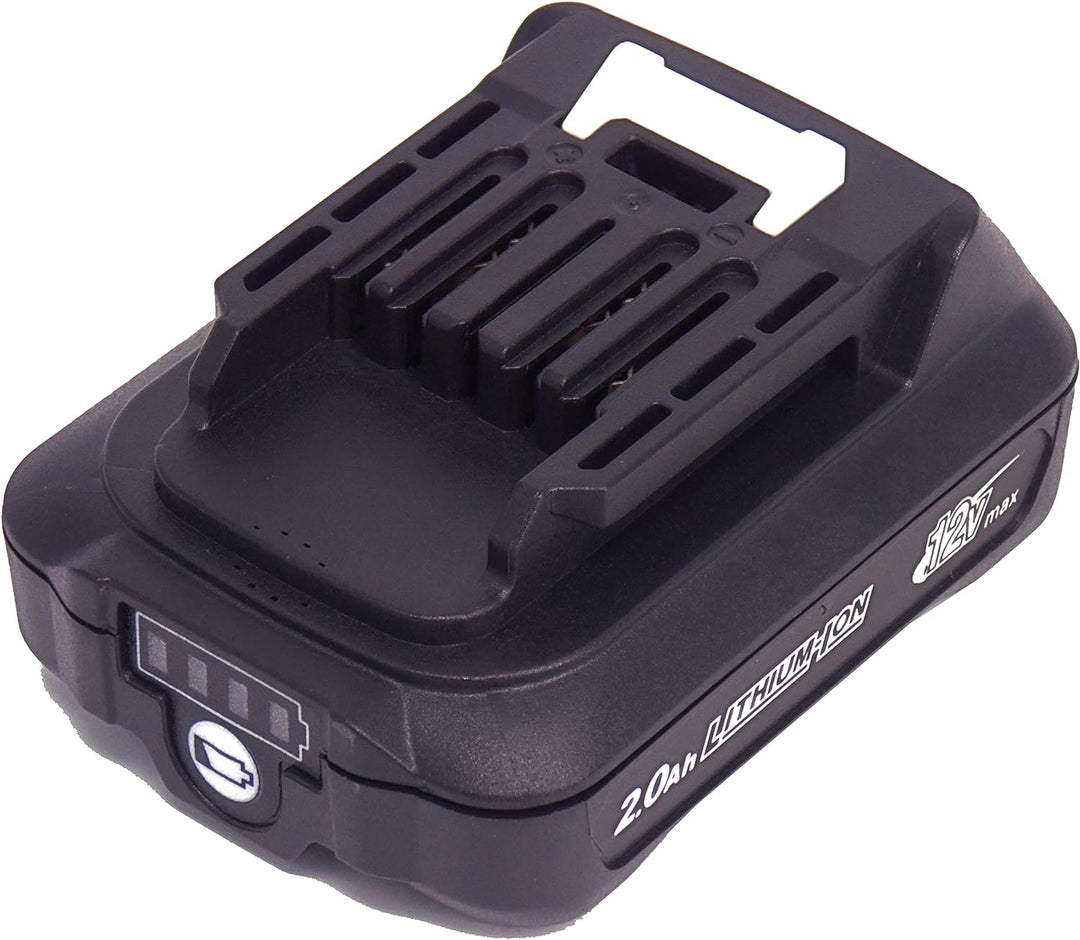 FengWings® 2 Stück BL1021B 10.8/12V 2.0Ah Akku mit DC10WD Ladegerät Kompatibel mit Makita, BL1020B E