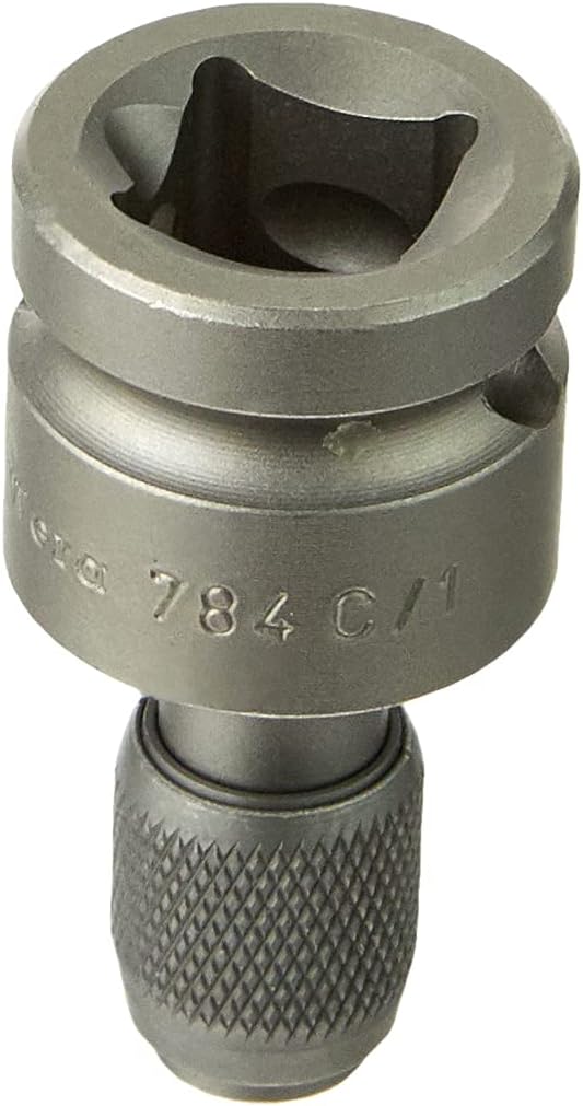Wera 784 C 1/2"-Verbindungsteile mit Wera-Schnellwechselfutter, 1/4 Zoll x 50 mm, Wera 05042760001 7