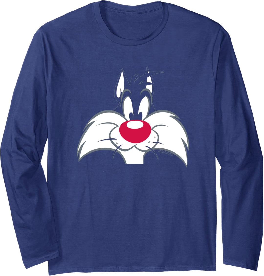 Looney Tunes Sylvester Face Langarmshirt