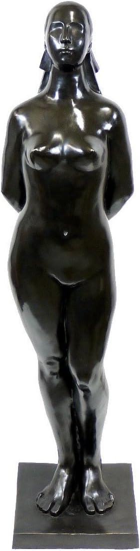 Grosse Moderne Bronzefigur - Stehender Frauenakt - Gaston Lachaise Skulptur - Moderne Kunst Figur -