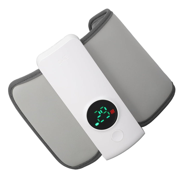 Tragbarer Flaschenwärmer mit 6000mAh - Schnelles Aufheizen in 2-5 Min, 48H Warmhalten, Präzise Tempe