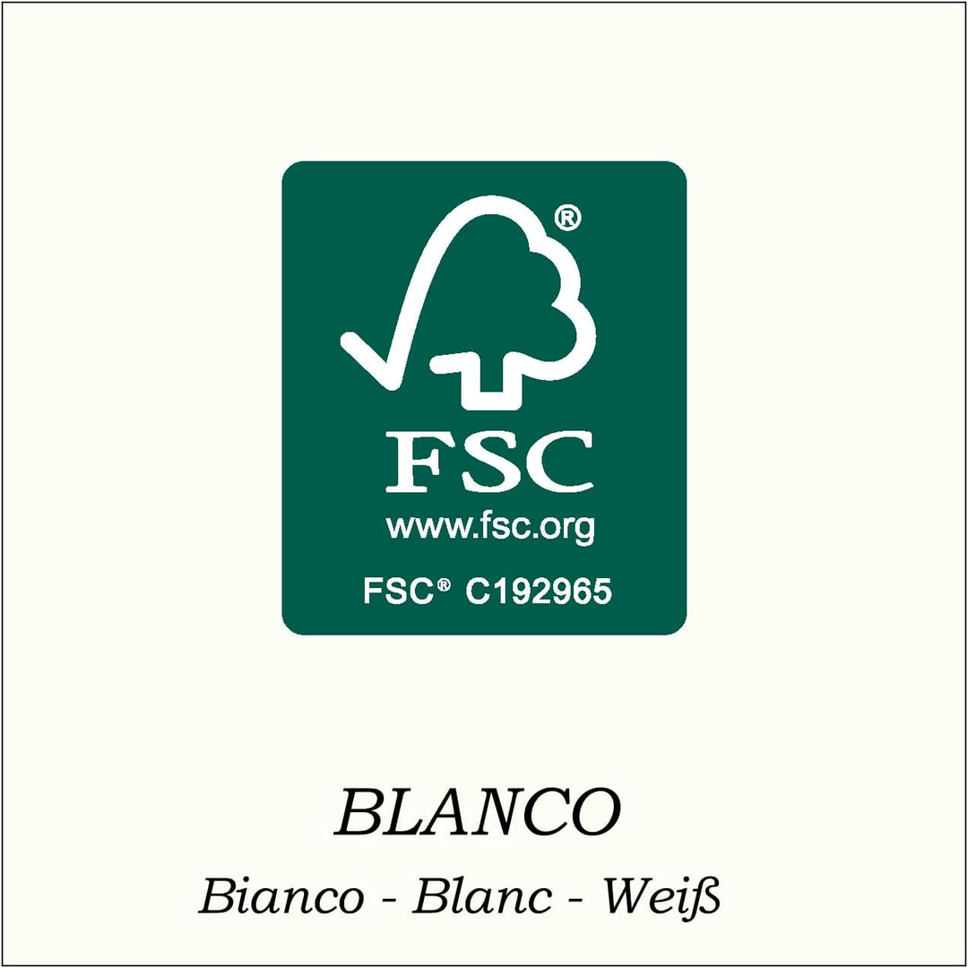Henor Monitorständer TV-Bildschirmerhöhung in FSC® 82 x 26.5 x 12 cm. Unterstützt 50 kg Weiss 82x26.