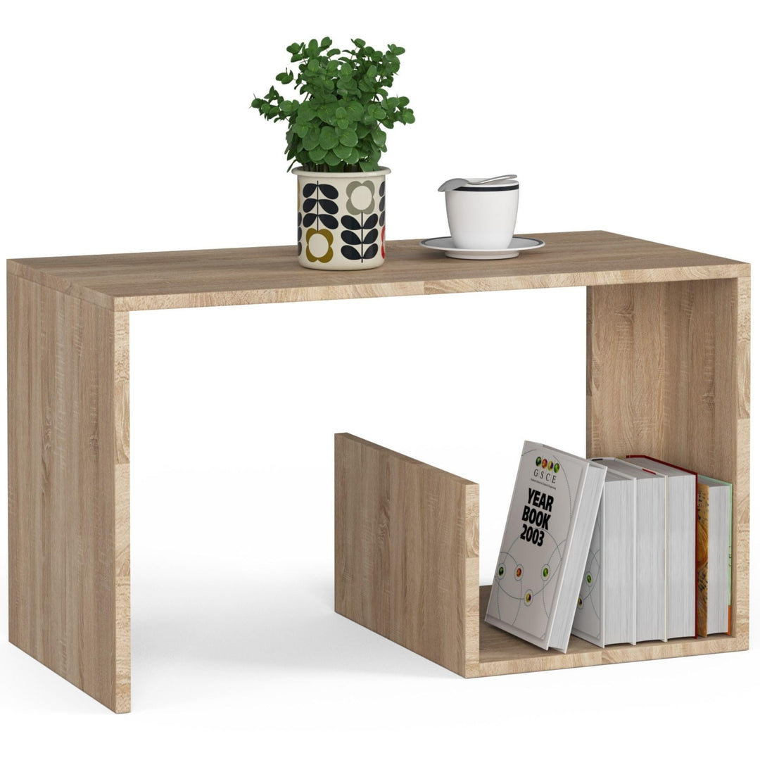 AKORD Couchtisch Holz | Paul 80x45x40 cm| Schrank für Wohnzimmer | Schlafzimmer Schrank | Minimalist