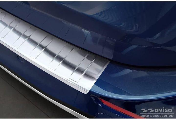 Avisa Edelstahl Heckstossstangenschutz kompatibel mit Mercedes C-Klasse AMG Estate (S206) 2021- 'Rib