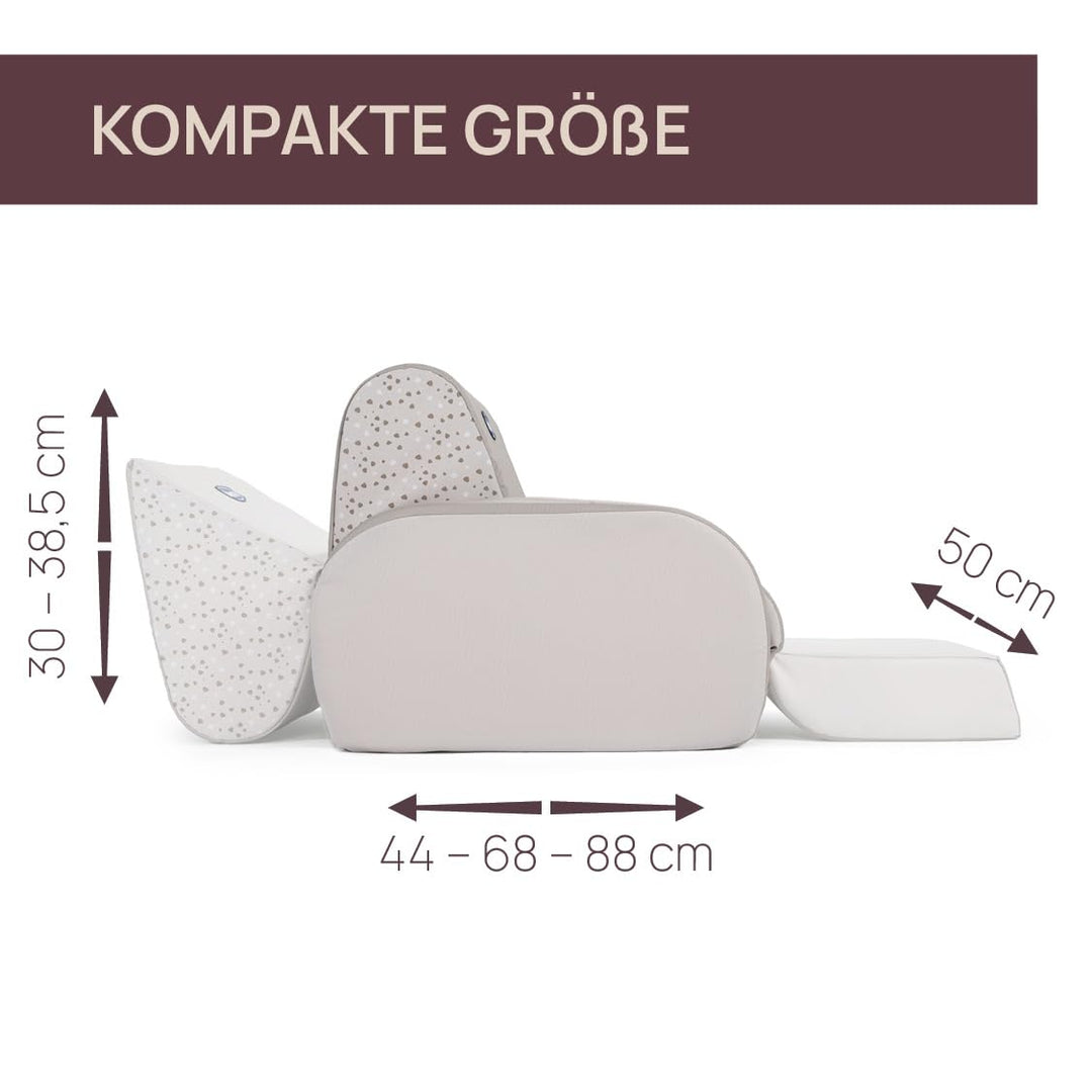 Chicco Kindersessel Twist, Kindersessel ab 1 Jahr , umbaubar in Liege und Sofa, Mit 3 Konfiguratione