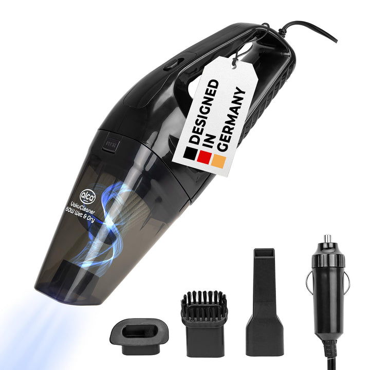 alca® Autostaubsauger 12V NASS/TROCKEN tragbarer Handstaubsauger 12 V waschbarer HEPA Filter