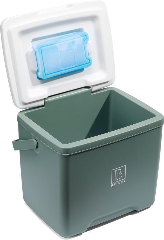 Brisby Kühlbox - 13 und 22 Liter, 18 Stunden warm - 40 Stunden kühl - Inklusive Kühlelemente 450 ML