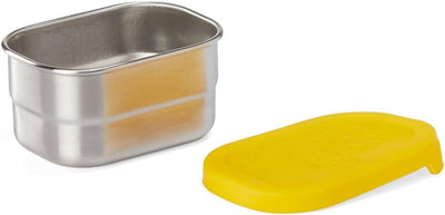 Affenzahn Edelstahl Brotdosen Set inkl. Snack-Box Silikon-Deckel BPA-frei Spülmaschinenfest Tiger, T