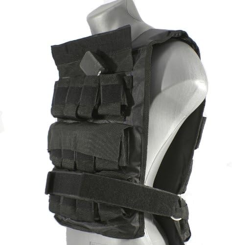Lex Quinta Gewichtsweste Heavy Duty - Trainingsweste mit einzelnen 1kg Guss Gewichten - in 15, 20 od