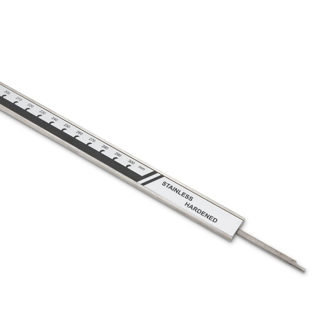 WIKISTORE TASCHEN Caliper 0-300 mm with 4 Functions, Analogue Brake Caliper 50 Jaws, Steel Saddle La