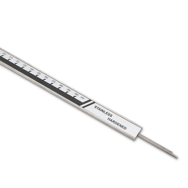 WIKISTORE TASCHEN Caliper 0-300 mm with 4 Functions, Analogue Brake Caliper 50 Jaws, Steel Saddle La